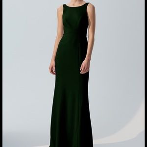 Amsale Joelle Black Bridesmaid Dress